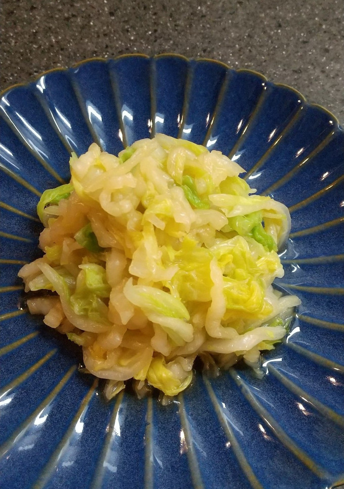 白菜の大量消費に！白菜の甘しょうが和え-レシピのメイン写真