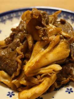 牛肉と舞茸のコクうまソース炒め-レシピのメイン写真