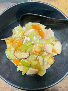 エビと野菜のあんかけ丼-レシピのメイン写真