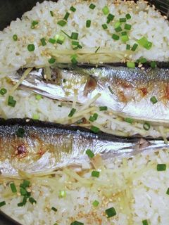 秋刀魚の炊き込みごはん-レシピのメイン写真