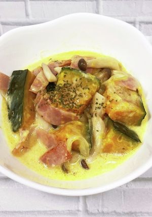 かぼちゃのミルク煮-レシピのメイン写真