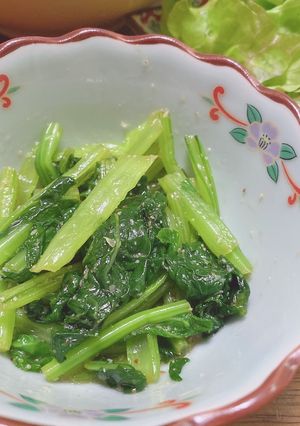 びっくりするほど食べちゃう小松菜のナムル-レシピのメイン写真