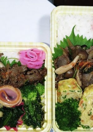 【夫婦弁当154】牛ごぼうのピリ辛炒め-レシピのメイン写真