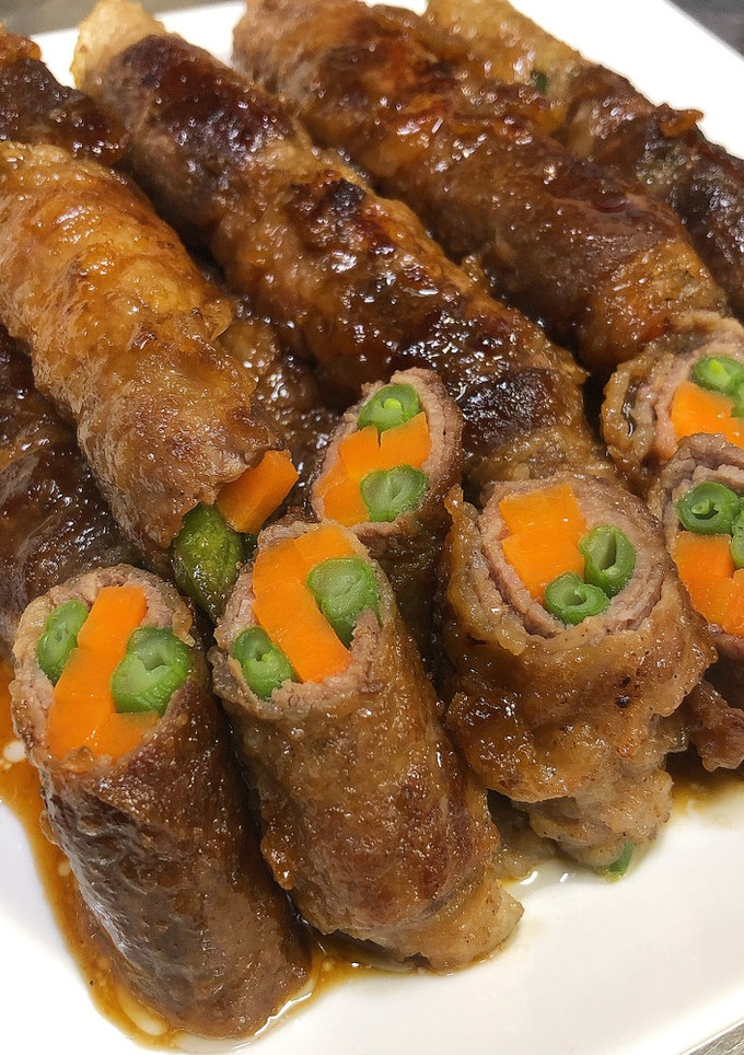 いんげんと人参の肉巻き-レシピのメイン写真