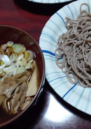 舞茸と豚肉のつけ蕎麦-レシピのメイン写真