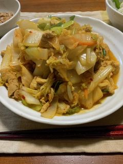 豚キムチ炒め-レシピのメイン写真