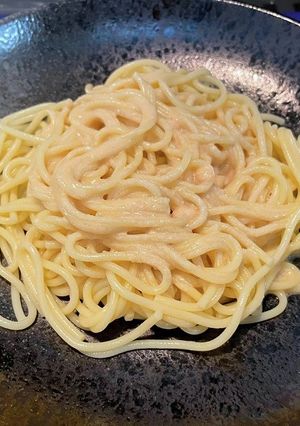 イケアのたらこチューブでたらこパスタ再現-レシピのメイン写真