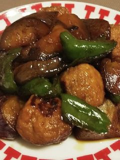 ◆茄子とピーマンと肉団子の甘辛炒め◆-レシピのメイン写真