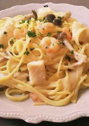 ◆簡単♡ヘルシーな豆乳クリームパスタ◆-レシピのメイン写真