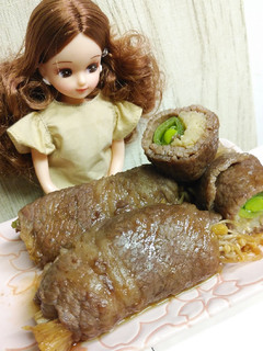 リカちゃん♡スナップエンドウえのき肉巻き-レシピのメイン写真