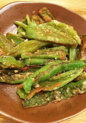 材料3つ!万願寺とうがらしのカリカリ焼き-レシピのメイン写真