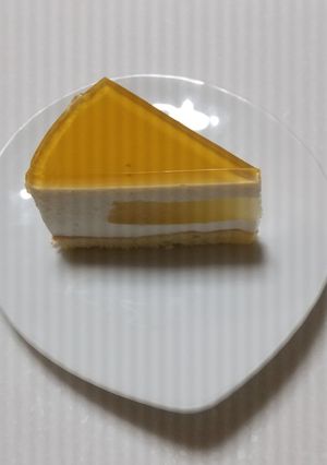 ピーチのムースケーキ-レシピのメイン写真