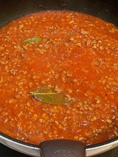 大豆のお肉(洋食ミンチ)でミートソース-レシピのメイン写真