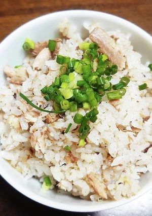 ローリングストック さんま缶炊き込みご飯-レシピのメイン写真