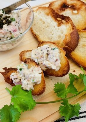 おつまみにパーティーに♡まぐろのタルタル-レシピのメイン写真