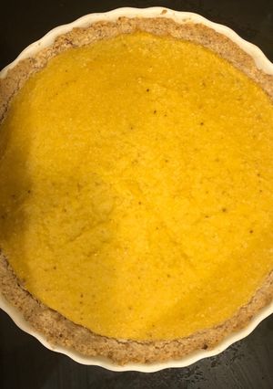 パンプキンチーズパイ(Vegan/GF)-レシピのメイン写真