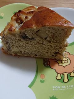 バナナとリンゴのケーキ。ホケミ使用。-レシピのメイン写真