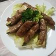 ズッキーニの豚肉 巻き巻き
