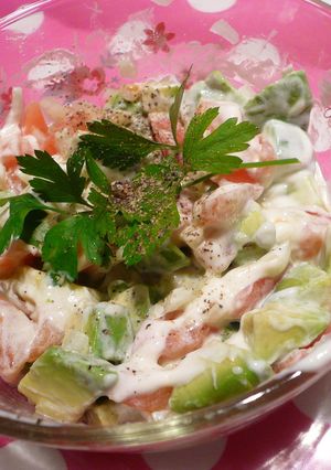 ♥アボカドのクリームチーズ和え♥-レシピのメイン写真