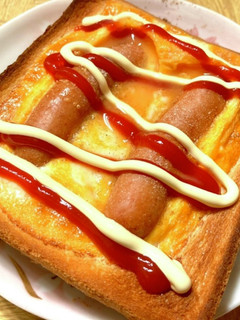 ソーセージエッグトースト!-レシピのメイン写真
