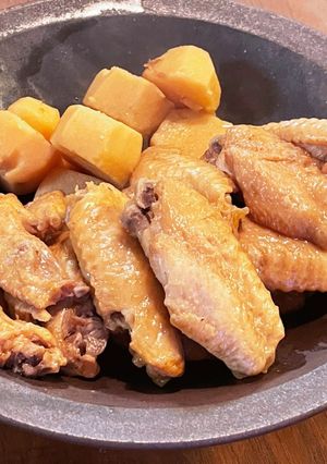 手羽先と里芋の煮物-レシピのメイン写真