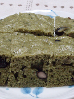 黒豆入り抹茶蒸しパン-レシピのメイン写真