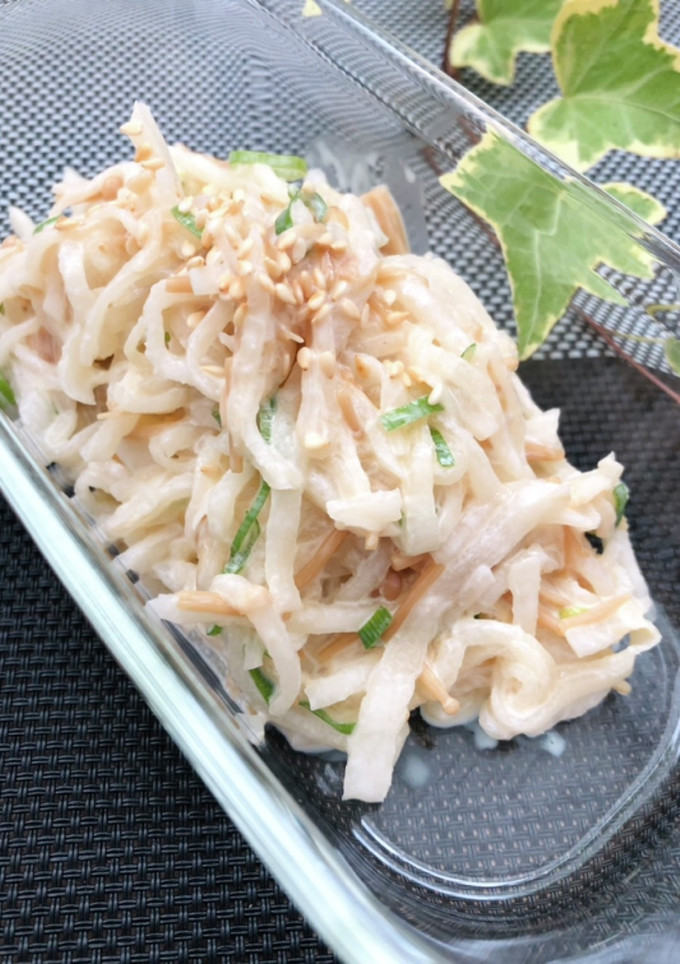 低カロリー簡単節約大根となめ茸和え物★-レシピのメイン写真