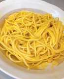 ズボラ 簡単！ 栗かぼちゃスープでパスタ