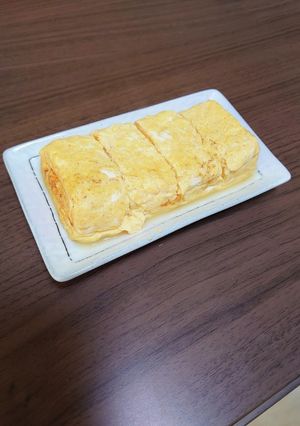 出汁が溢れる出汁巻き卵-レシピのメイン写真