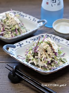 赤水菜とちくわのピリ辛白和え-レシピのメイン写真