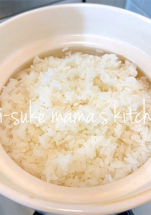 土鍋でガス炊飯❤我が家のご飯の炊き方ஐஃ-レシピのメイン写真