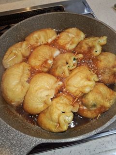 簡単時短♪油揚げの巾着たまご☆-レシピのメイン写真