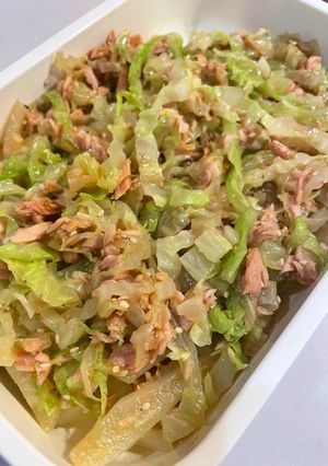 キャベツとツナの副菜-レシピのメイン写真