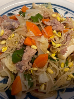 鶏せせり肉で作る肉野菜炒め-レシピのメイン写真