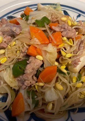 鶏せせり肉で作る肉野菜炒め-レシピのメイン写真
