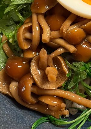 麺つゆなめこ-レシピのメイン写真