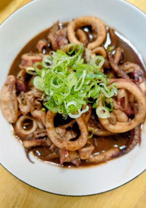 イカの炒め煮-レシピのメイン写真