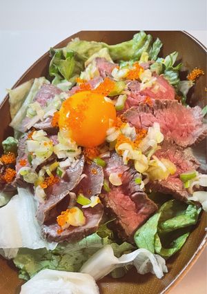 ローストビーフ丼-レシピのメイン写真