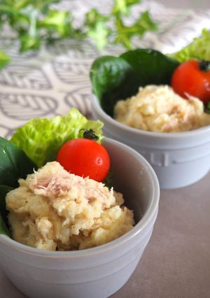 炊飯器でツナマヨカレー風味ポテトサラダ-レシピのメイン写真