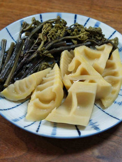 筍とわらびの煮物-レシピのメイン写真