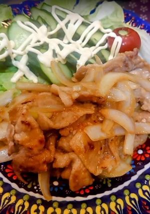 疲れ吹っ飛ぶ！！豚の生姜焼きー♥〃-レシピのメイン写真
