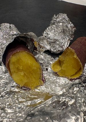 オーブンでホクホクねっとり甘〜い焼き芋🍠-レシピのメイン写真