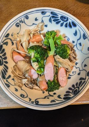 きのことブロッコリー🥦の煮物-レシピのメイン写真