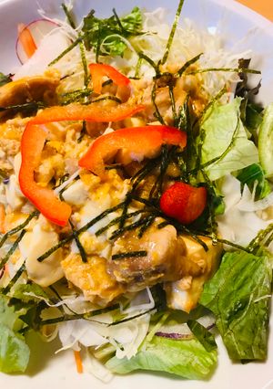 鶏肉と玉子＆豆腐のあまから炒め-レシピのメイン写真