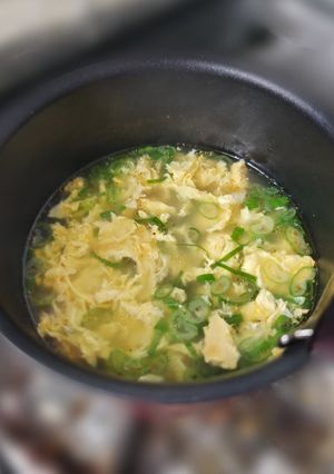簡単♪ごま油香るふんわり卵の中華スープ-レシピのメイン写真