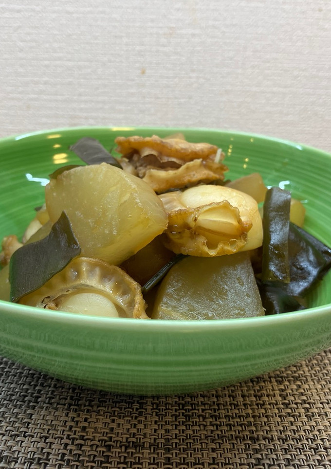 大根と帆立、早煮昆布の柔らか煮♪-レシピのメイン写真