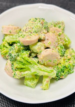 ブロッコリーと魚肉ソーセージのマヨ和え-レシピのメイン写真