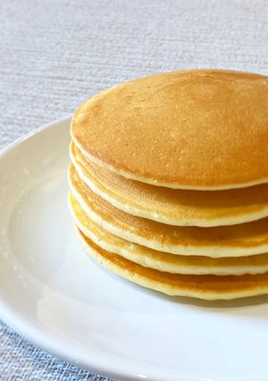 小麦粉で！丁寧に作るホットケーキ-レシピのメイン写真