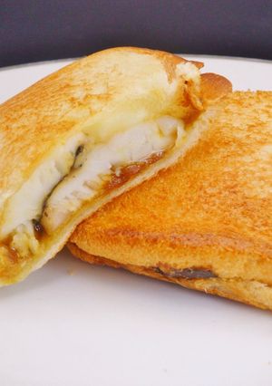 カレイのカレーホットサンド-レシピのメイン写真