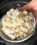 もち麦入りホワイトコーンの炊き込みご飯